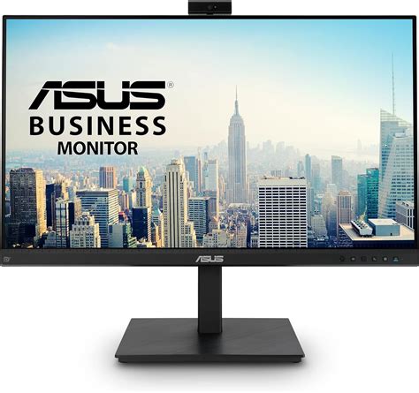 ASUS 27” 1080P Video Conference Monitor (BE279QSK) - Full HD; IPS; Built-in Adjustable 2MP Webcam; Mic Array; Speakers; Eye Care